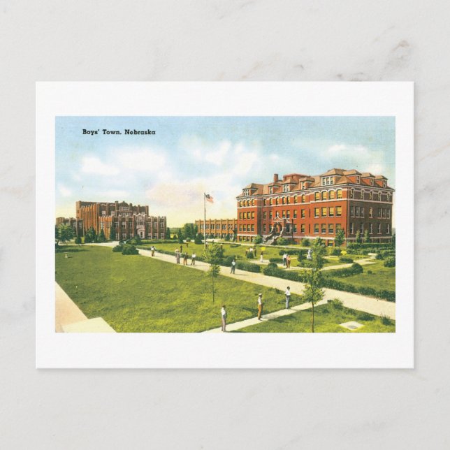 Boys Town, Nebraska Vykort (Framsida)