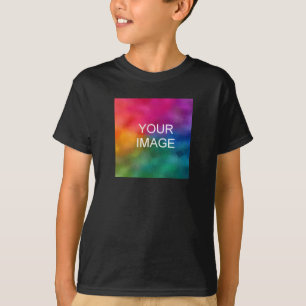 Boys Tshirts Dubbla Sided Elegant Black Färg
