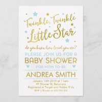 Boys twinkle Little star-babyduschinbjudan