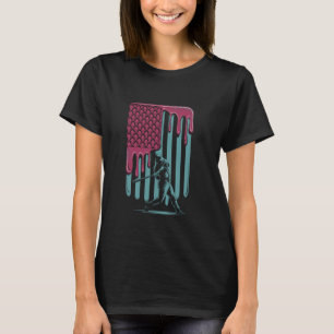 Boys USA Dricksöppning Kids Baseball Ice Cream Ame T Shirt