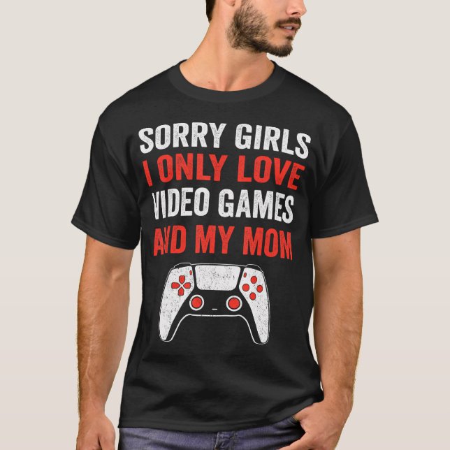 Boys Valentines day Design För barn Video Games Fu T Shirt (Framsida)