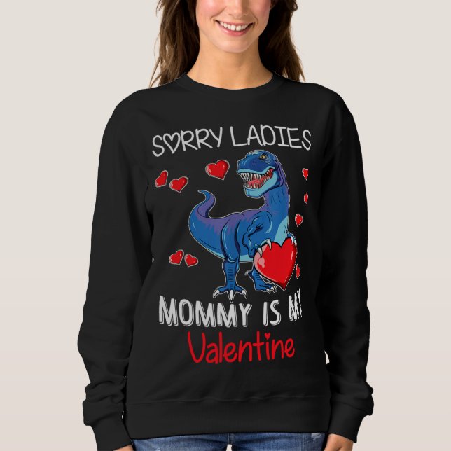 Boys Valentines Day  Sorry Mommy Is My Valentine T Shirt (Framsida)