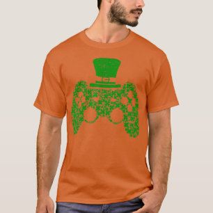Boys Video Game Shamrock St patricks day Irish Me T Shirt