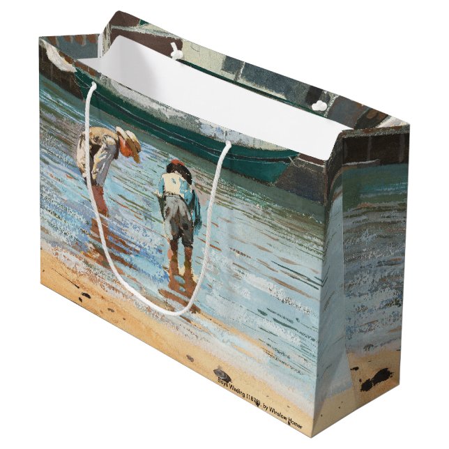 Boys Wading (1873) by Winslow Homer (Framsidan Vinklad)