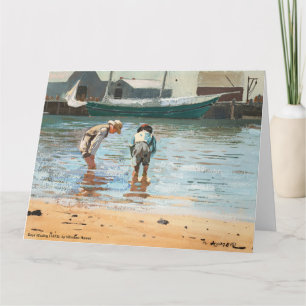 Boys Wading (1873) by Winslow Homer Kort