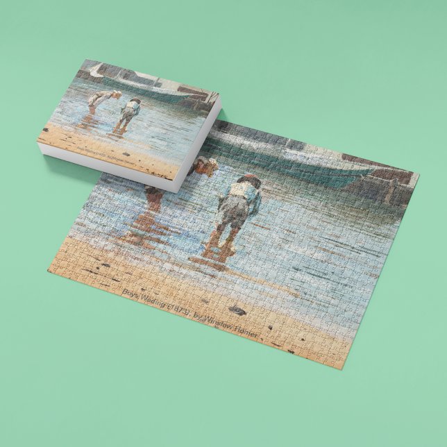 Boys Wading (1873) by Winslow Homer Pussel (Skapare uppladdad)