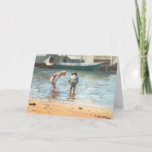 Boys Wading Winslow Homer Kort
