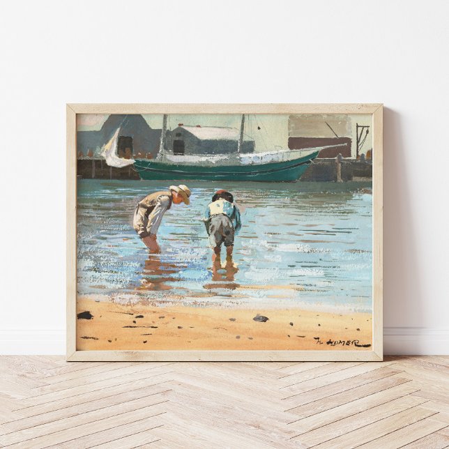 Boys Wading | Winslow Homer Poster (Skapare uppladdad)