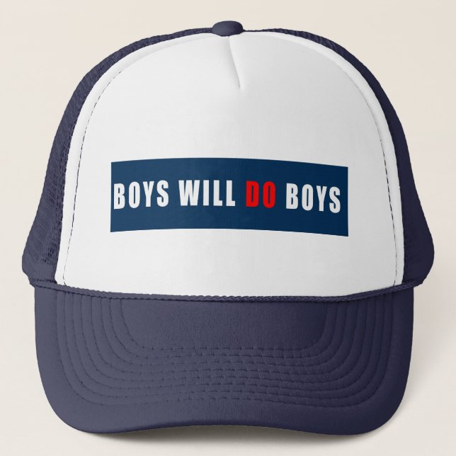 Boys Will Do Boys-REd White & Blue Keps (Framsida)