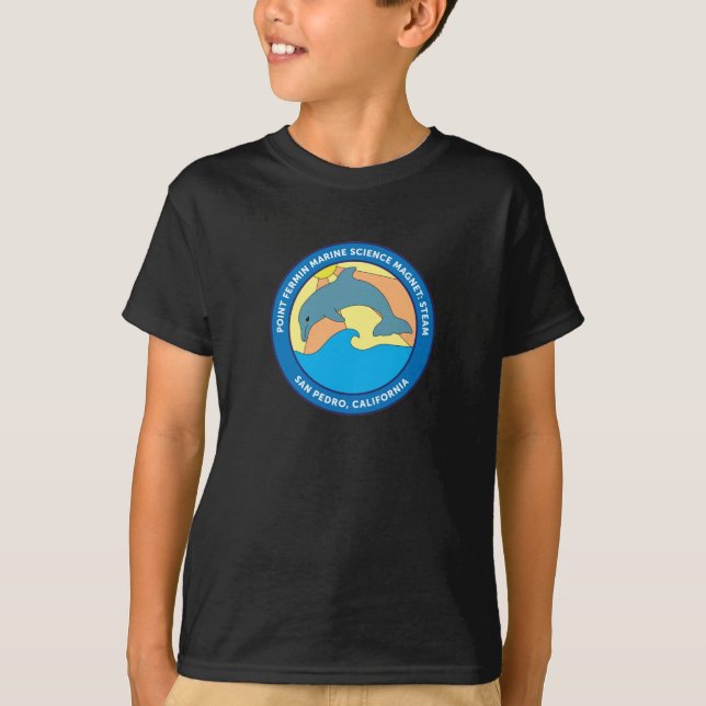 Boys Youth Point Fermin Elementary Logotyp Shirt T (Framsida)