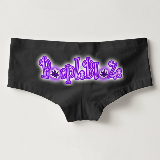 Boyshort för PurpleBlaZe drakelogotyp Boxertrosa (Baksida)