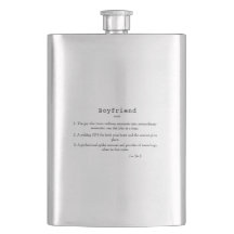 Boyvän Funny Definition Flask