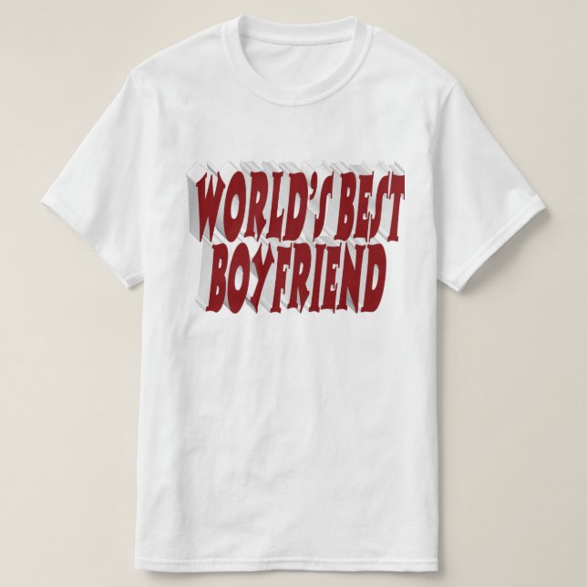 Boyvän med burgundtypografi t shirt (Design framsida)