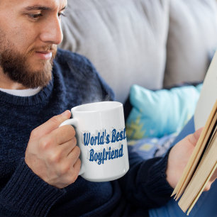 Boyvän med havets blå halvmanus jumbo mugg