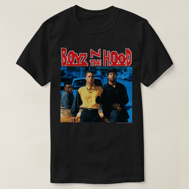 Boyz N Huvan Classic Poster T Shirt (Design framsida)