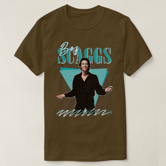Boz Scaggs Retro 80s-design T Shirt (Design framsida)