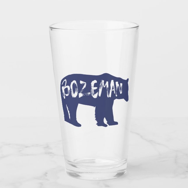 Bozeman Montana Bear Glaskopp (Framsida)