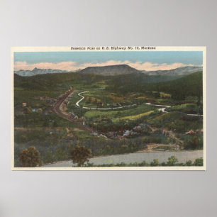 Bozeman, Montana - Bozeman Pass på motorväg 10 Poster