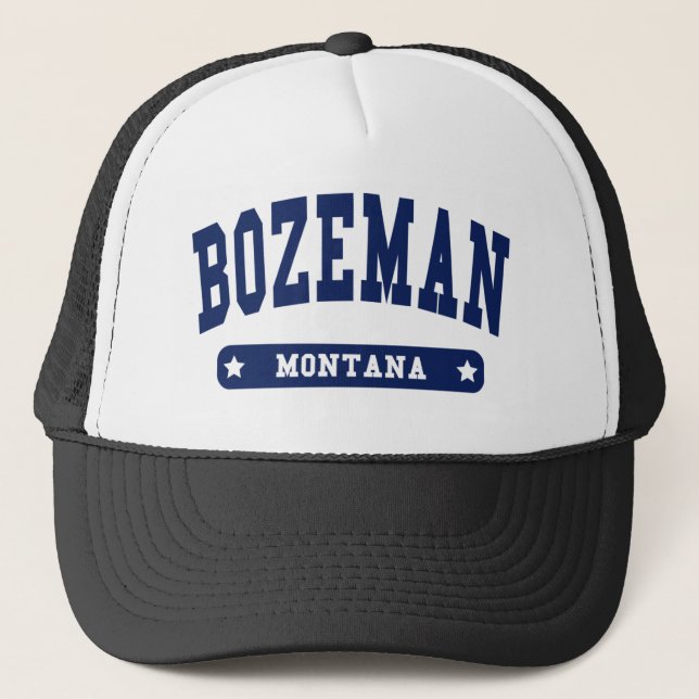 Bozeman Montana College Stil t shirts Keps (Framsida)
