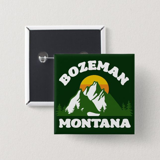 Bozeman,Montana Knapp (Framsida & baksida)