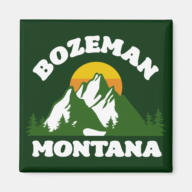 Bozeman,Montana Magnet (Framsidan)