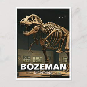 Bozeman Montana Museum of the Rockies Vykort