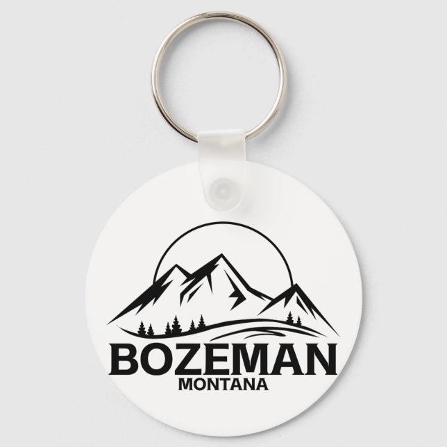 Bozeman Montana Nyckelring (Framsida)