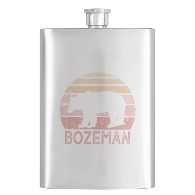 Bozeman Montana Retro Bear Fickplunta (Framsidan)