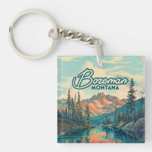 Bozeman Montana Rocky mountains Vintage