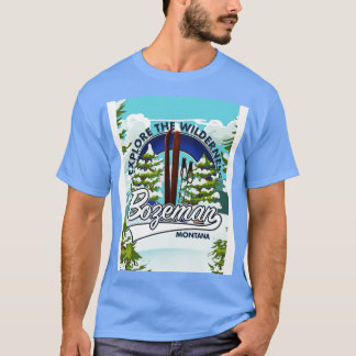 Bozeman Montana ski T Shirt