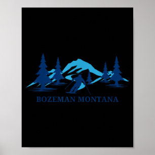 Bozeman montana skidort skidåkning skidåkare poster