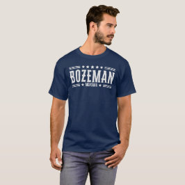 BOZEMAN MONTANA Stars & Rand T Shirt