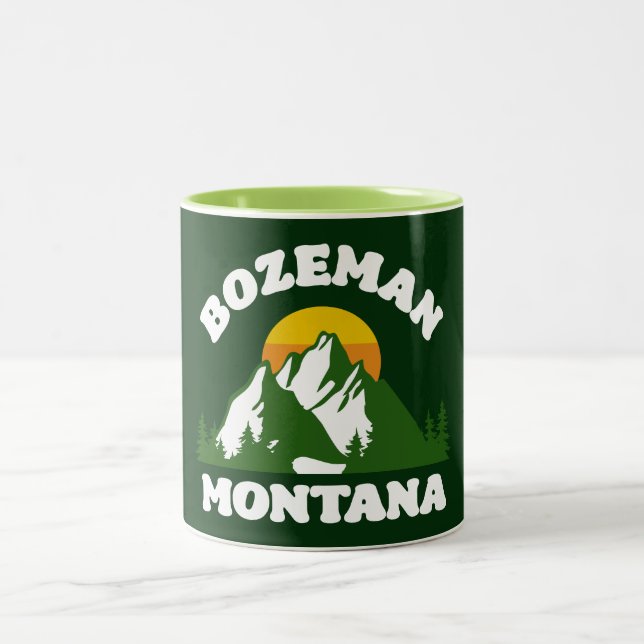 Bozeman,Montana Två-Tonad Mugg (Center)