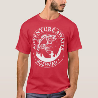 Bozeman Montana USA Äventyr Awaits 2 T Shirt