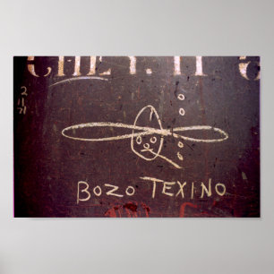 Bozo Texino färg poster