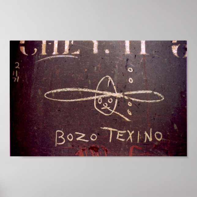 Bozo Texino färg poster (Framsidan)