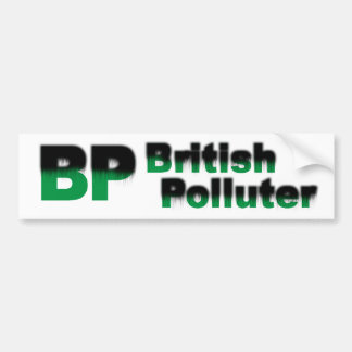 BP: Brittisk Polluter Bildekal