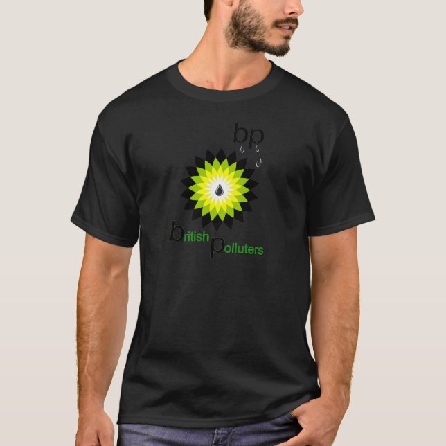 BP: Brittiska Polluters T-shirt (Framsida)