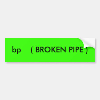 bp    ( BRUTEN LEDNING ) Bildekal