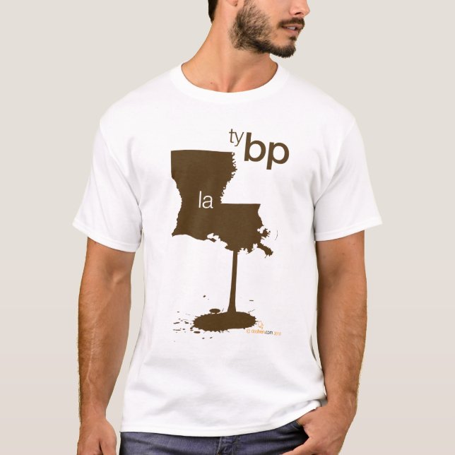 BP LOUISIANA OLJA TEE SHIRT (Framsida)