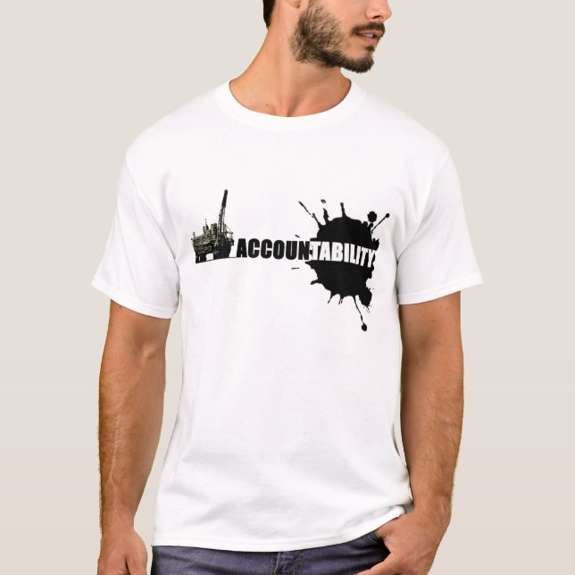 BP OLJE- SPILLANSVARIGHET TEE SHIRT (Framsida)