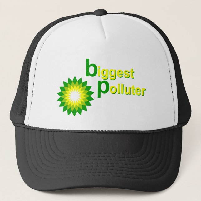 BP störst Polluter Truckerkeps (Framsida)