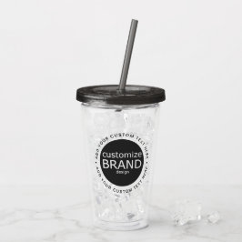 BPA Logotyp Tumbler för fri Anpassningsbar Drinkwa Take Away Mugg