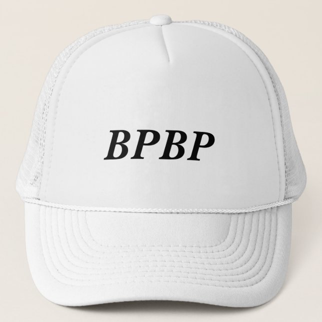 BPBP-Truckerkeps, Truckerkeps (Framsida)