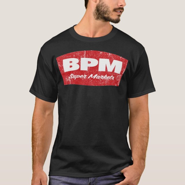 BPM T-Shirt - Brockton Public Market Retro 1970-ta (Framsida)