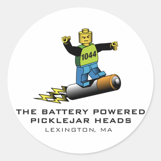BPPJH Stickers Runt Klistermärke (Framsida)