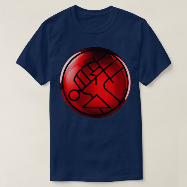 BPRD Glass orb HELLBOY T Shirt (Design framsida)