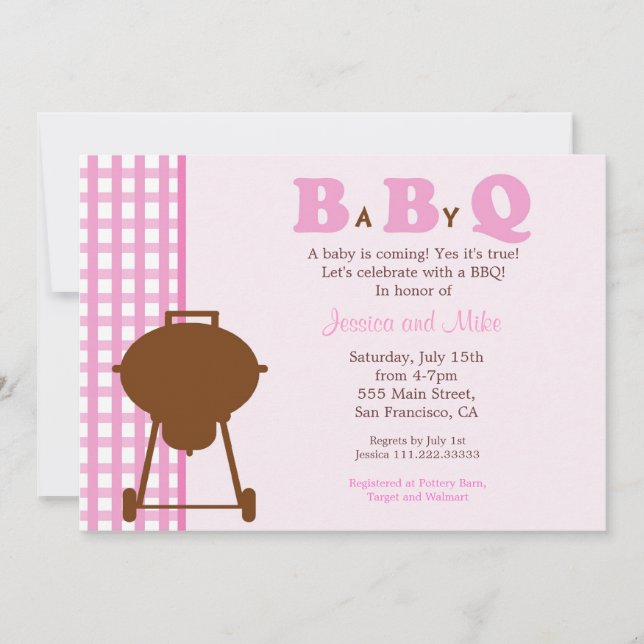 BQ BaByQ-inbjudan till babyvisningsprogram Inbjudningar (Framsida)
