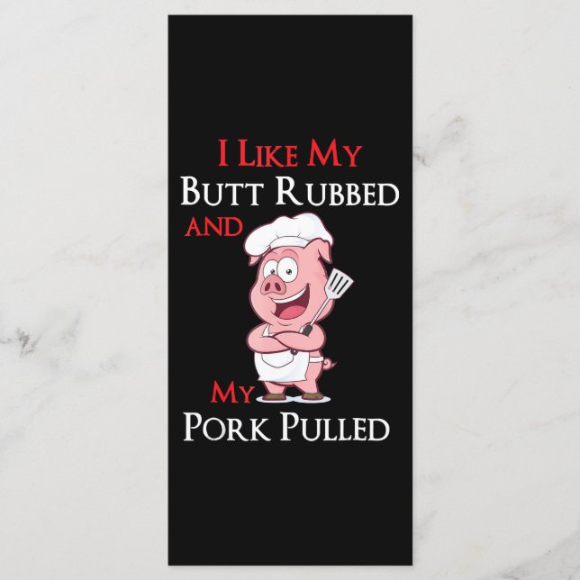 BQ| BBQ I gillar min buteljerad gummi och min mull Meny (Framsida)