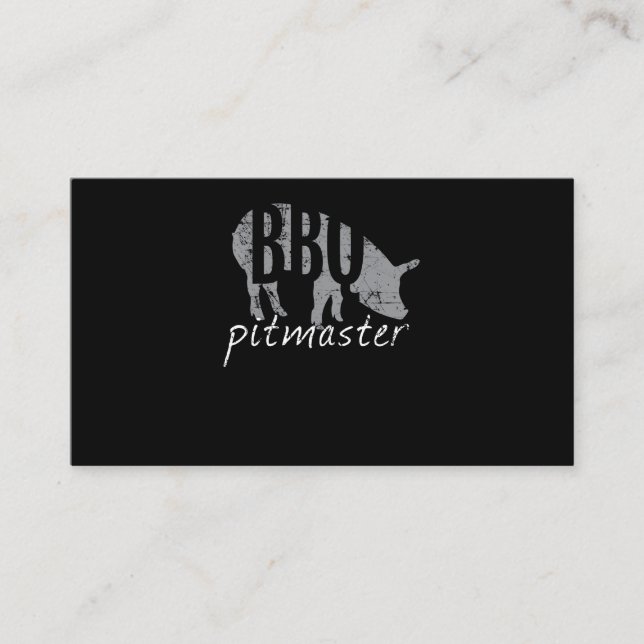 BQ| BBQ Pitmaster Gris Grilling Grill Fords Day Tidsbeställning Kort (Framsida)